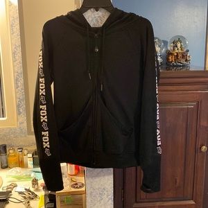 Small fox zip up hoodie